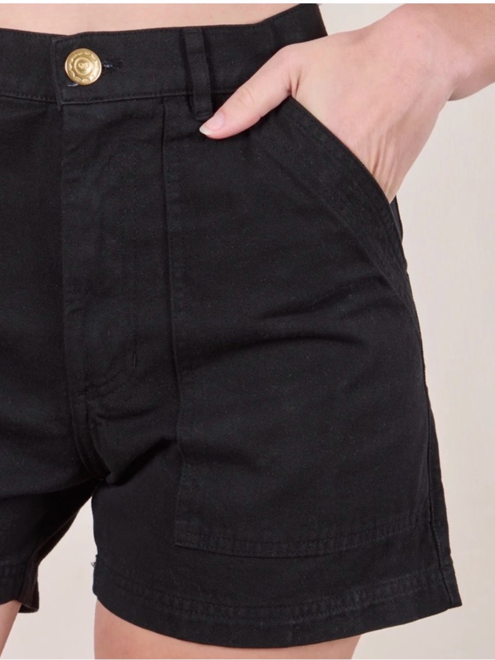 Big Bud Press 'Classic Work Shorts' in black - XXS